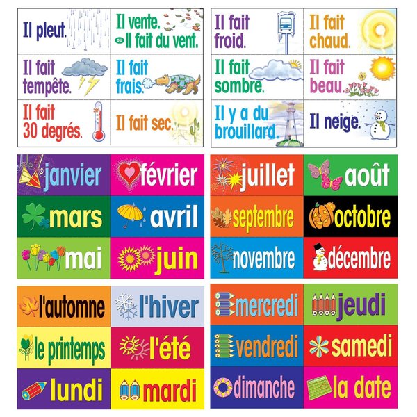 Poster Pals French Multi-Purpose Card Set P135